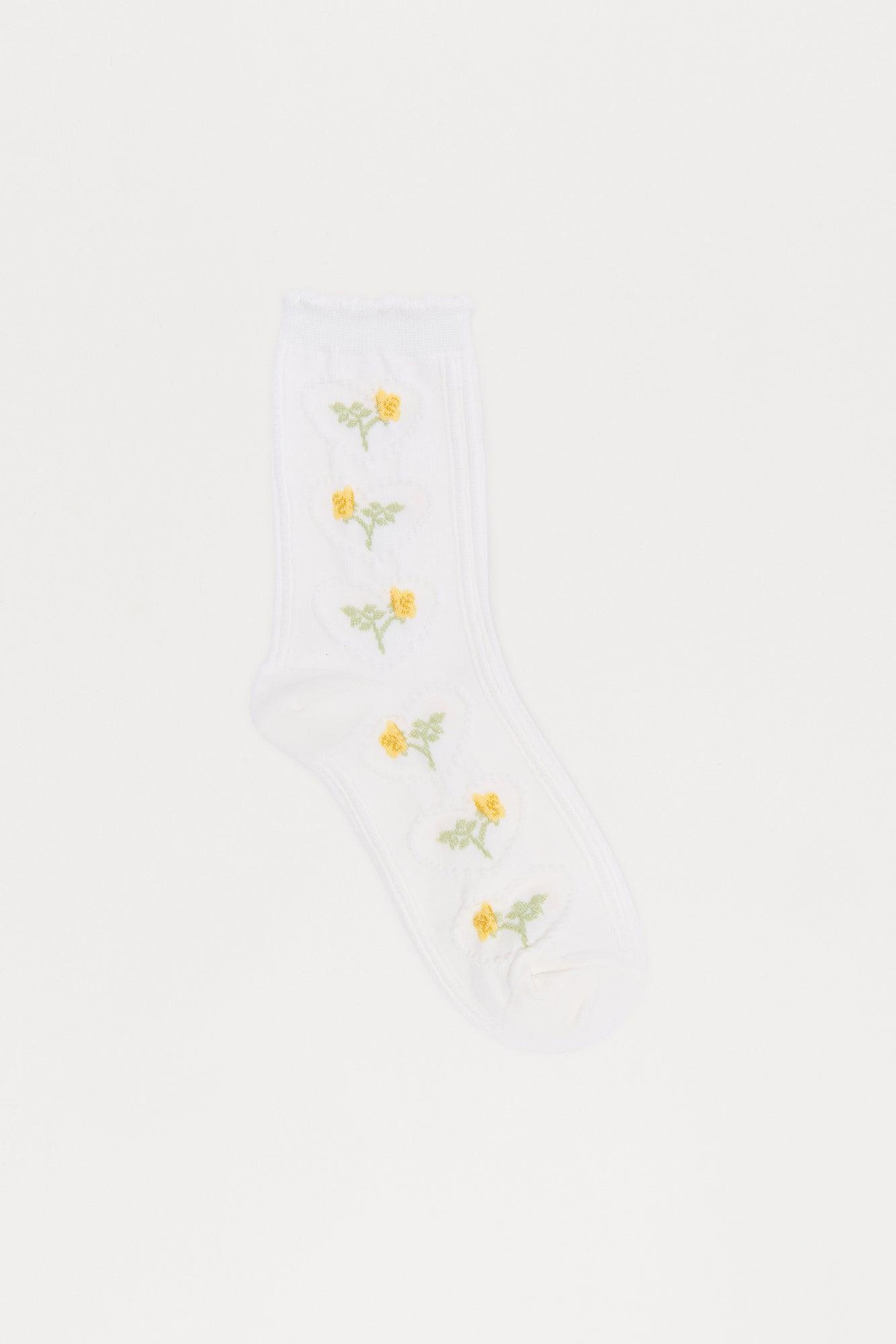 Spring Fever Socks - White/combo Product Image
