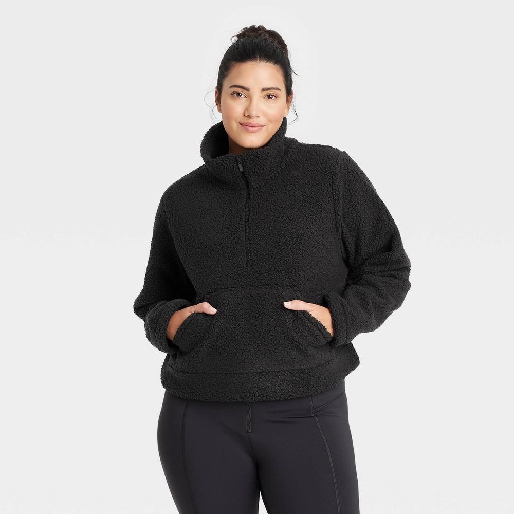 Women's High Pile Fleece 1/2 Zip Pullover - All In Motion™ Product Image