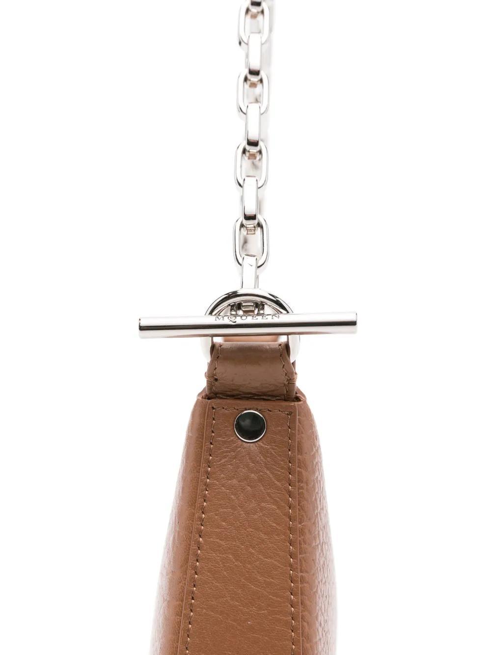 ALEXANDER MCQUEEN Mini T-bar Shoulder Bag In Brown Product Image
