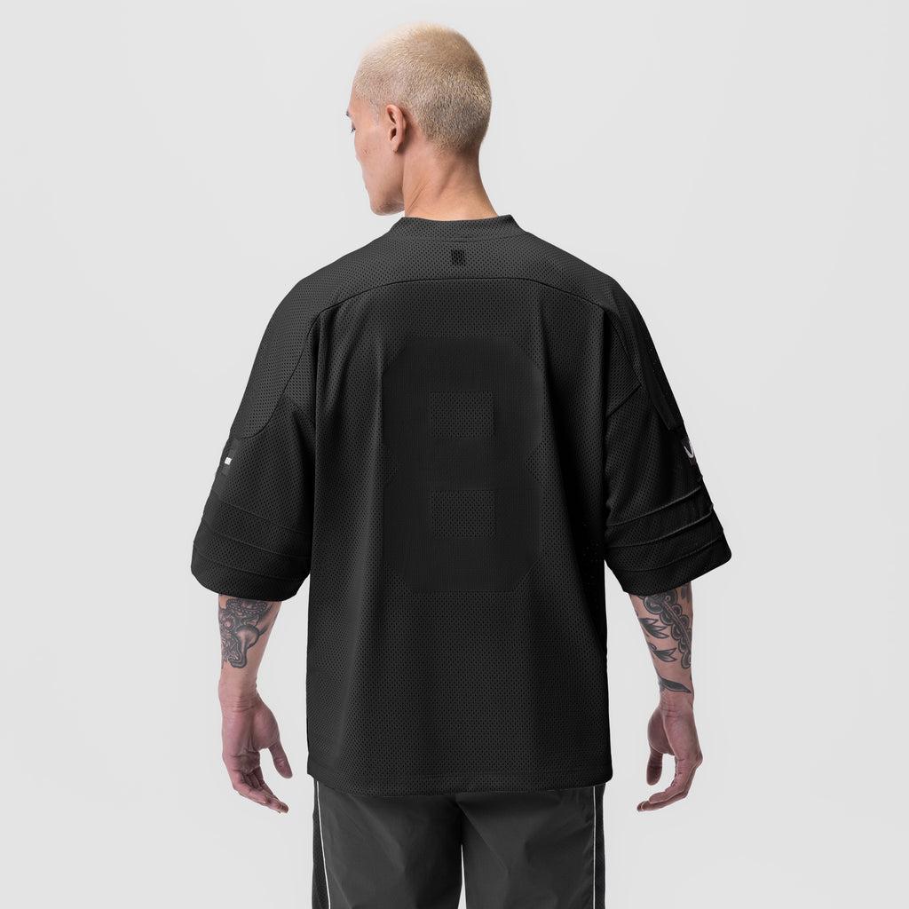 0772. SilverPlus™ Mesh Oversized Jersey - Black Product Image