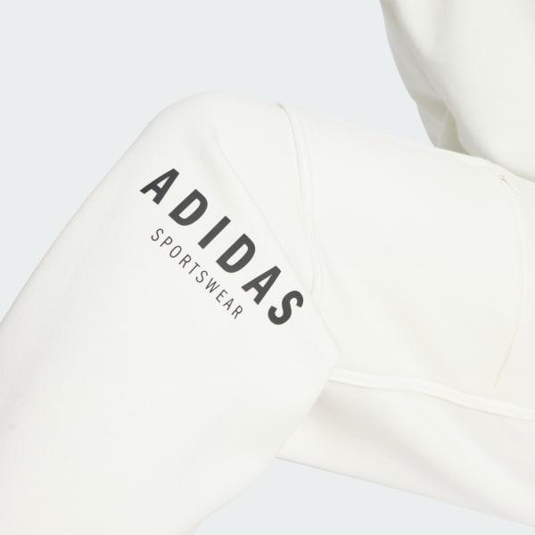 adidas ALL SZN Fleece Graphic Loose Cargo Pants Off White 2XL Mens Product Image