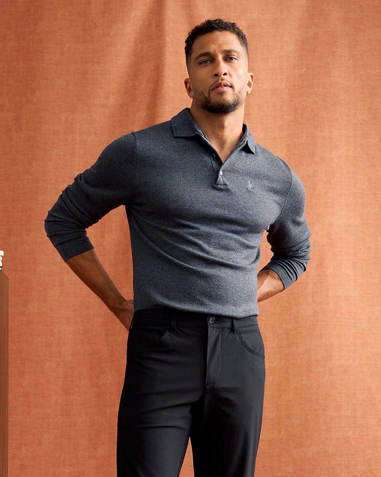 MENS BRADSHAW POLO SWEATER - B6E835D200 Male Product Image