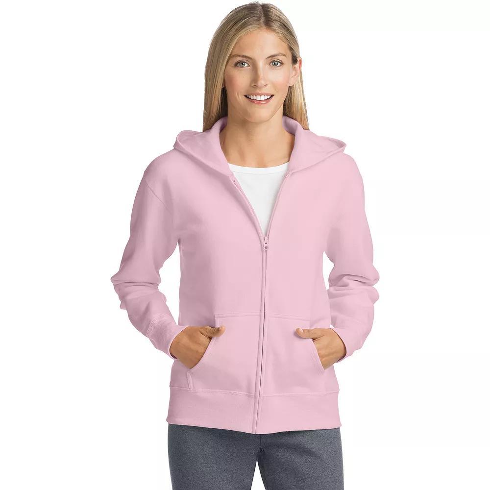 Womens Hanes EcoSmart Full-Zip Hoodie Sweatshirt Product Image