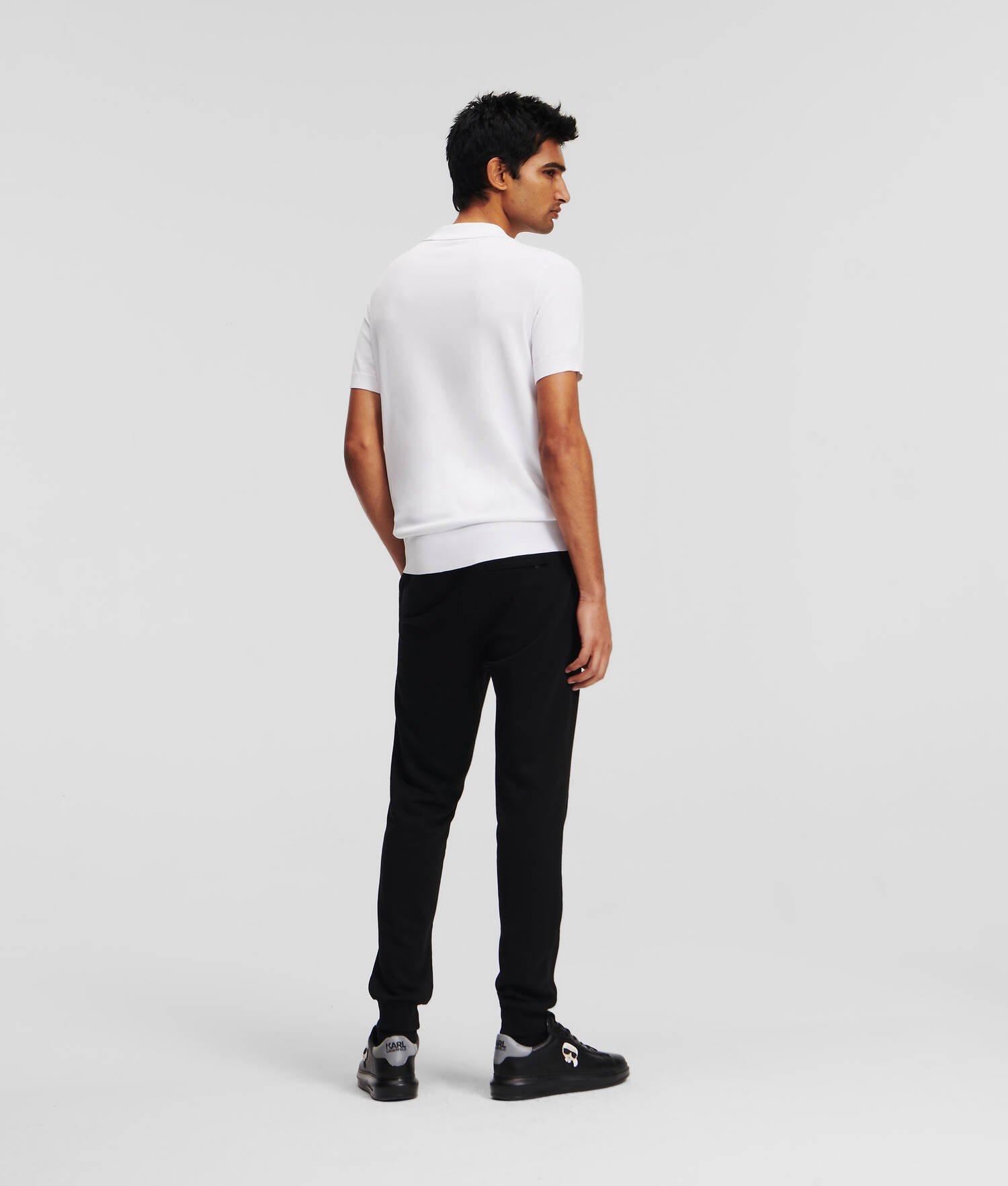 KNIT POLO 1/2 SLEEVE Product Image