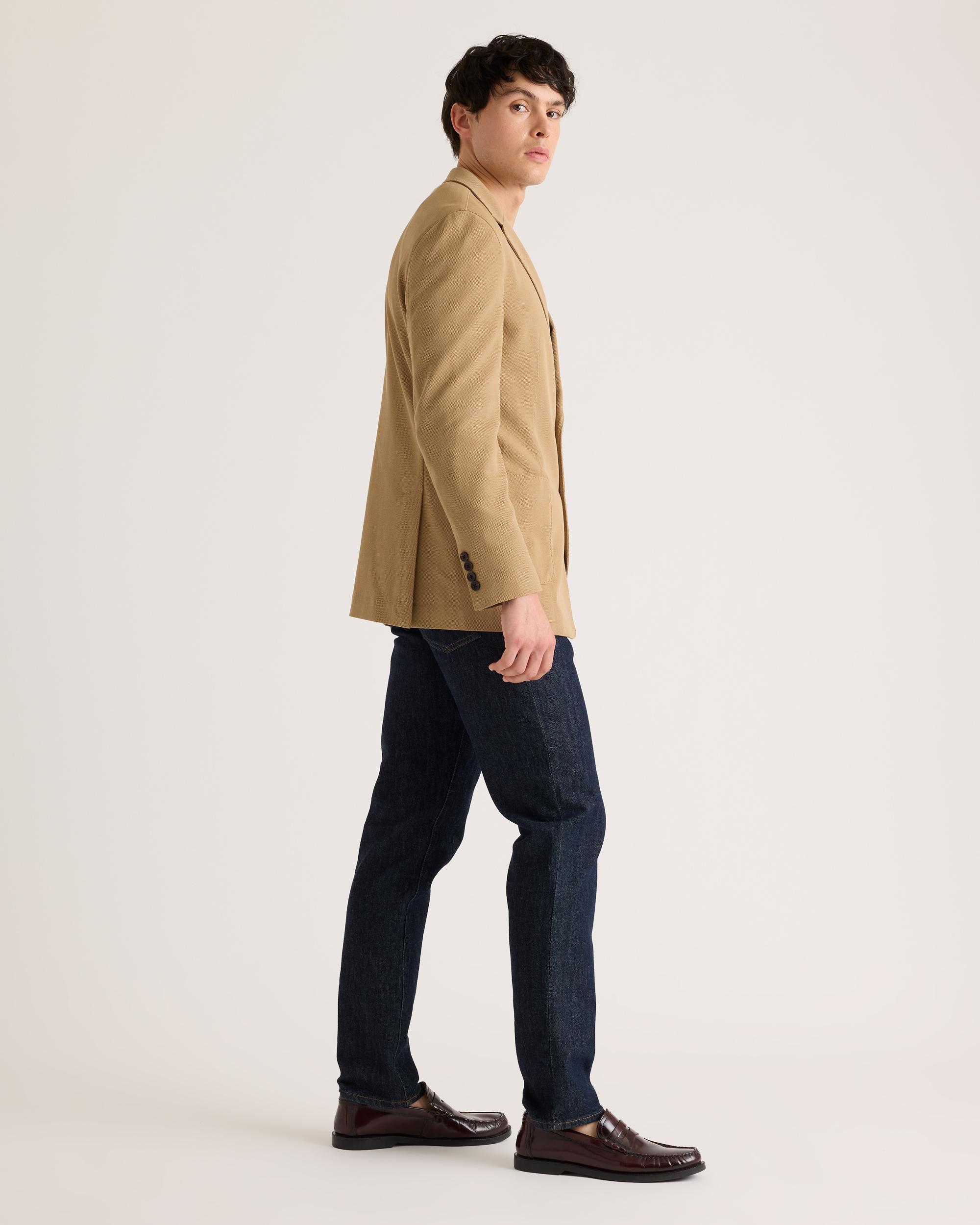 Quince | Men's Cotton Pique Knit Blazer Size XL, Organic Cotton Product Image