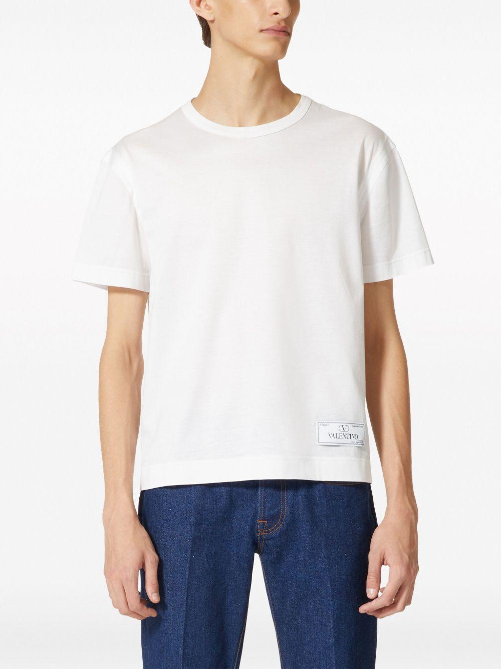 logo-appliqué cotton T-shirt Product Image