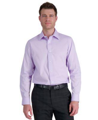 Mens Haggar Premium Comfort Classic Fit Dress Shirt Purple Product Image