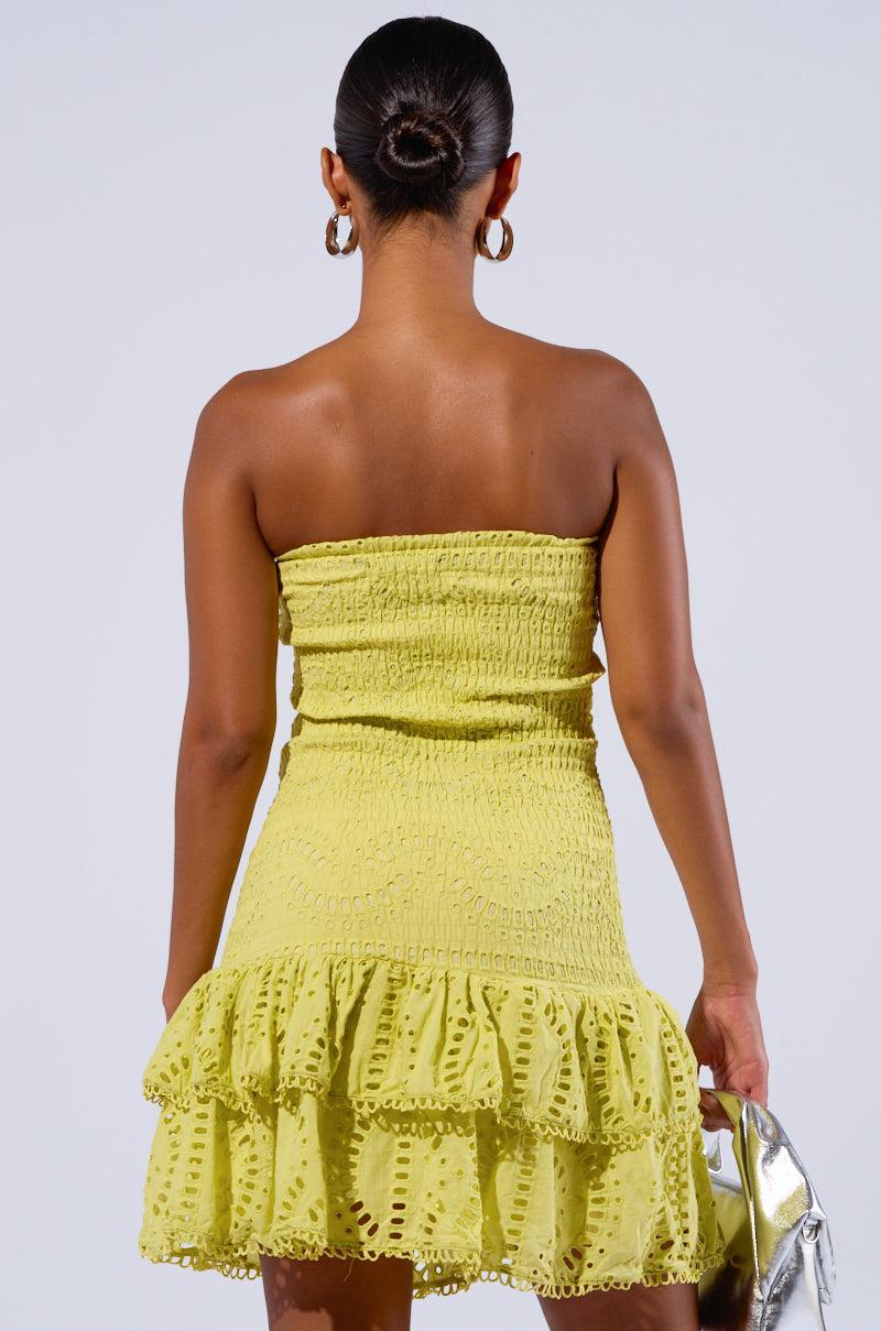 READY FOR SUMMER RUFFLE MINI DRESS Product Image