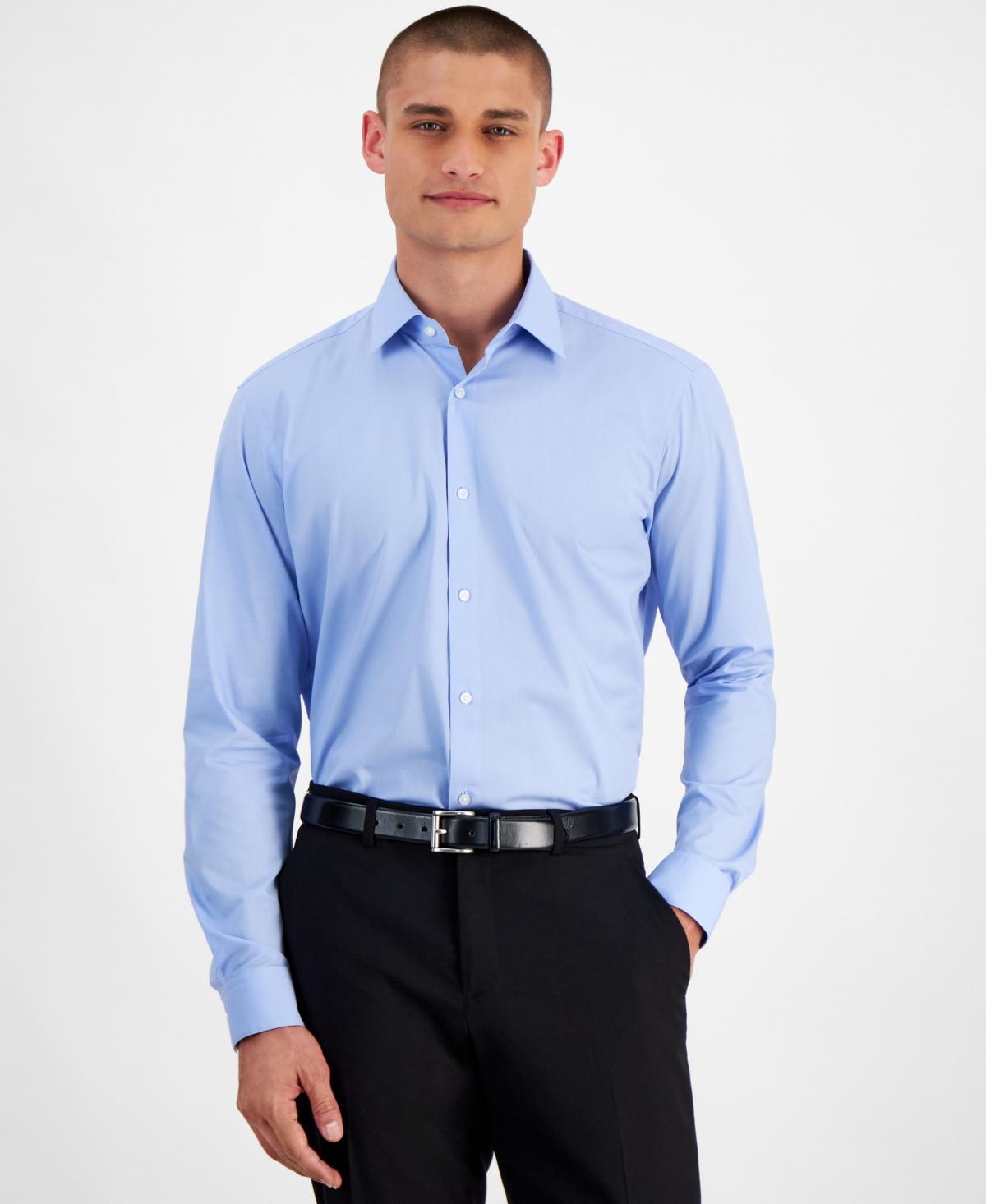 HUGO BOSS Hugo By  Men's Modern-fit Dress Shirt In Grey Product Image