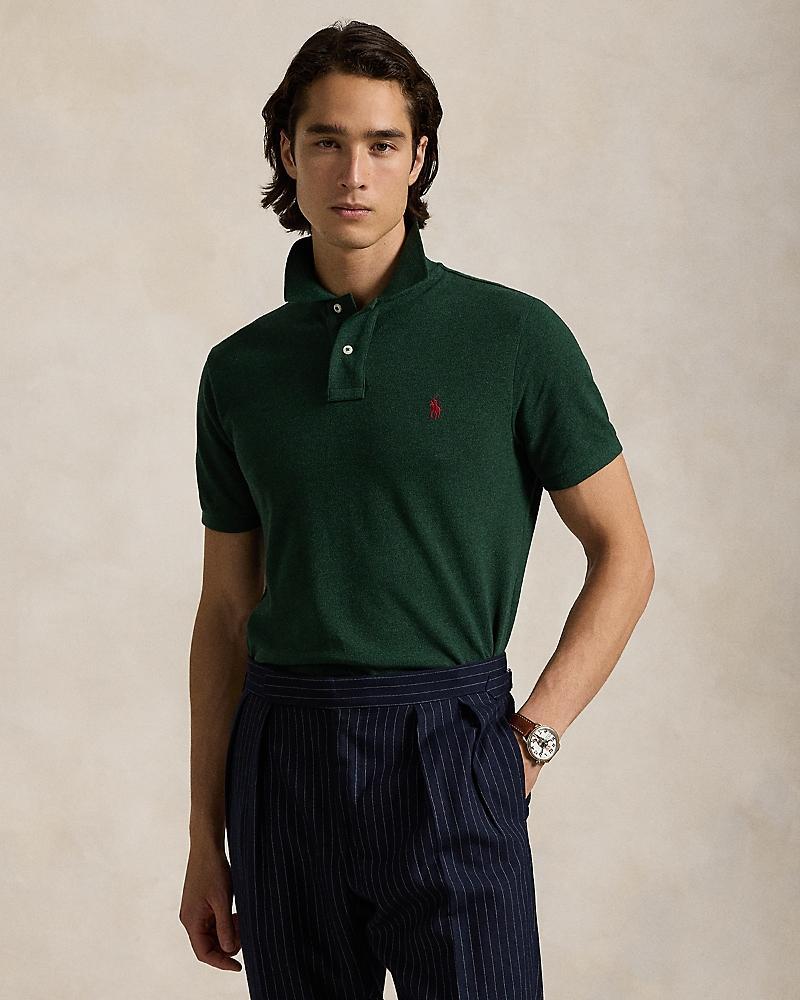 Polo Ralph Lauren Custom Slim Fit Mesh Polo Shirt Product Image