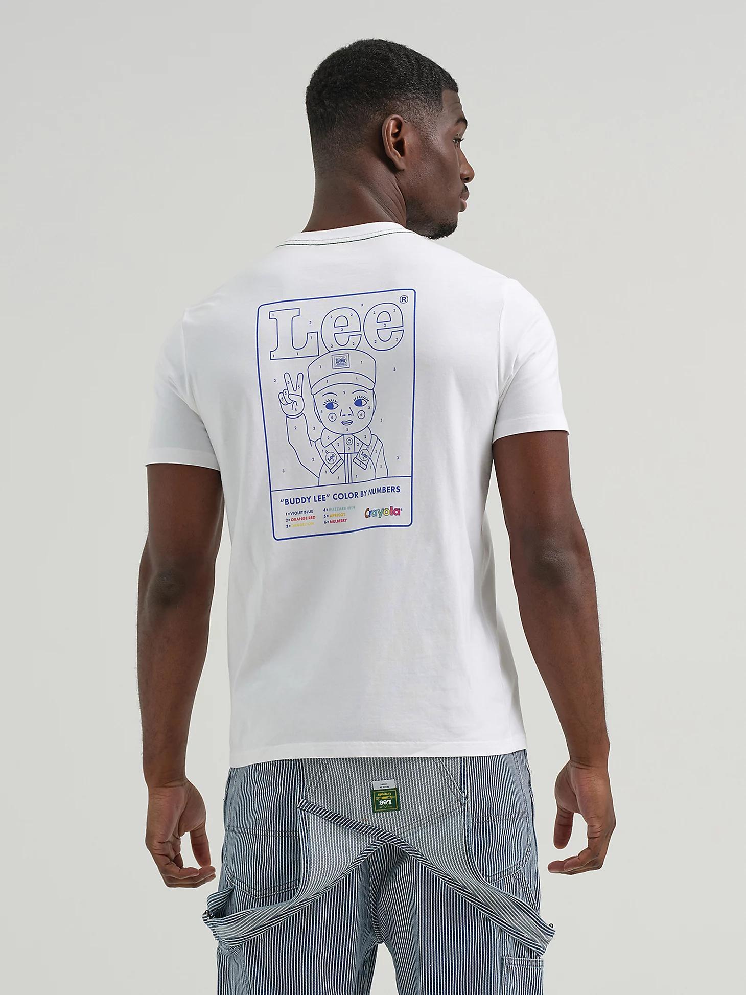 Lee® x Crayola® Limited Edition Color By Numbers Graphic Tee | Men's Tops & Tees | Lee® Product Image