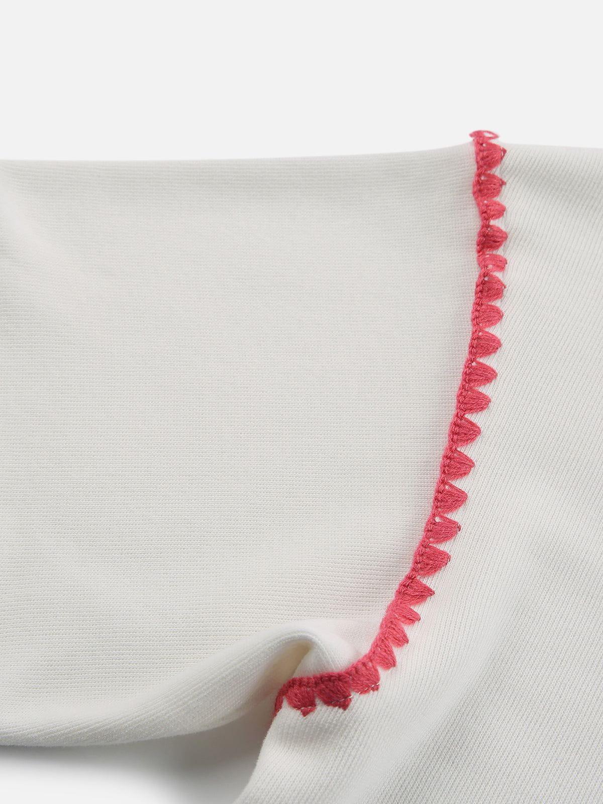 Aelfric Eden Crochet Flower Pocket Tee Product Image