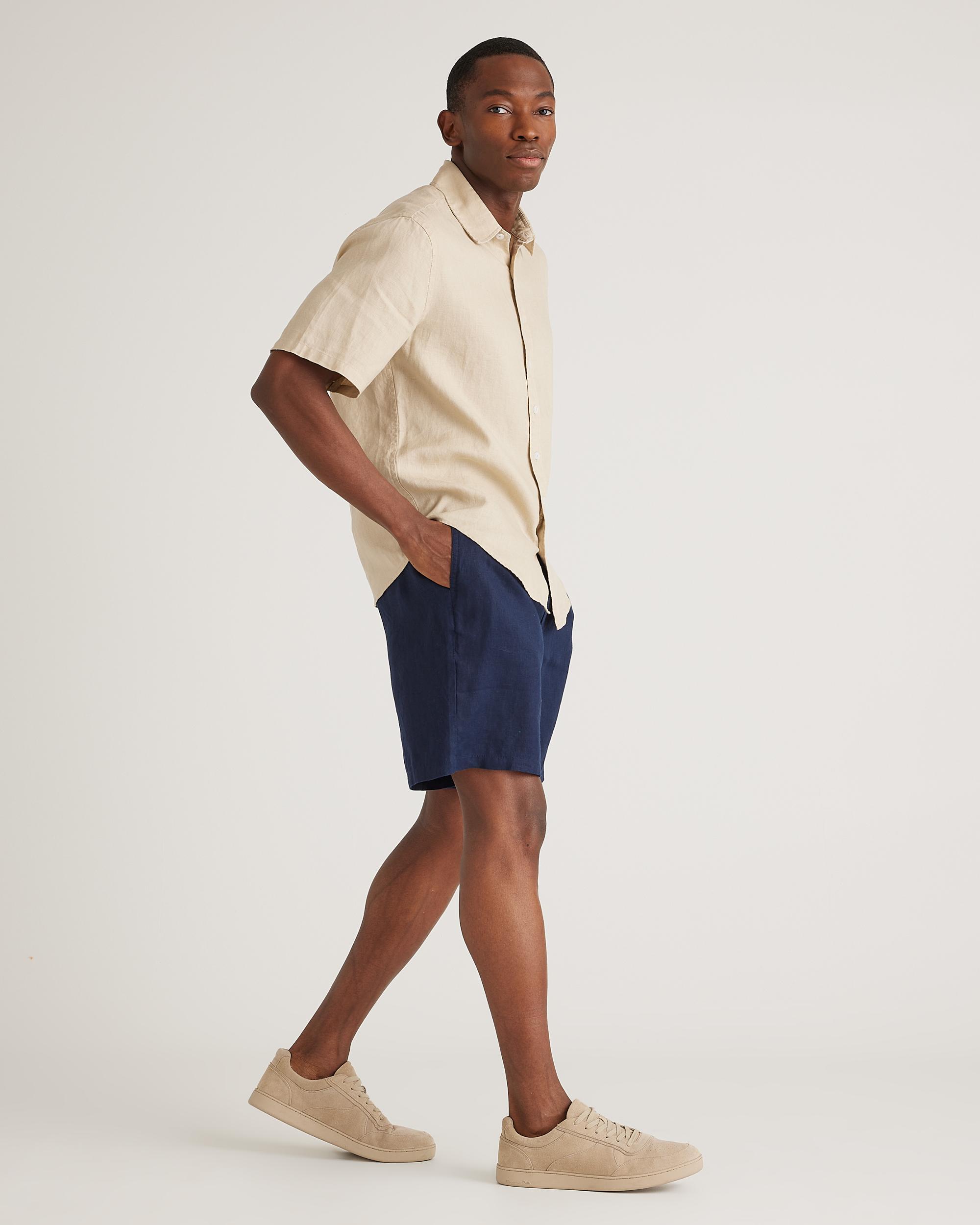 Quince | Men's 100% European 8" Linen Shorts Product Image