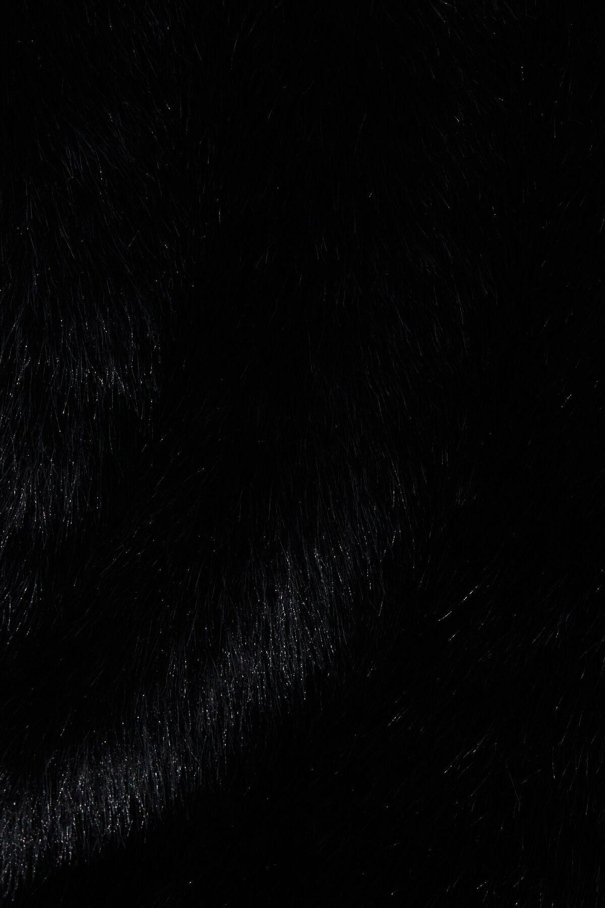 Short Faux Fur Coat Product Image
