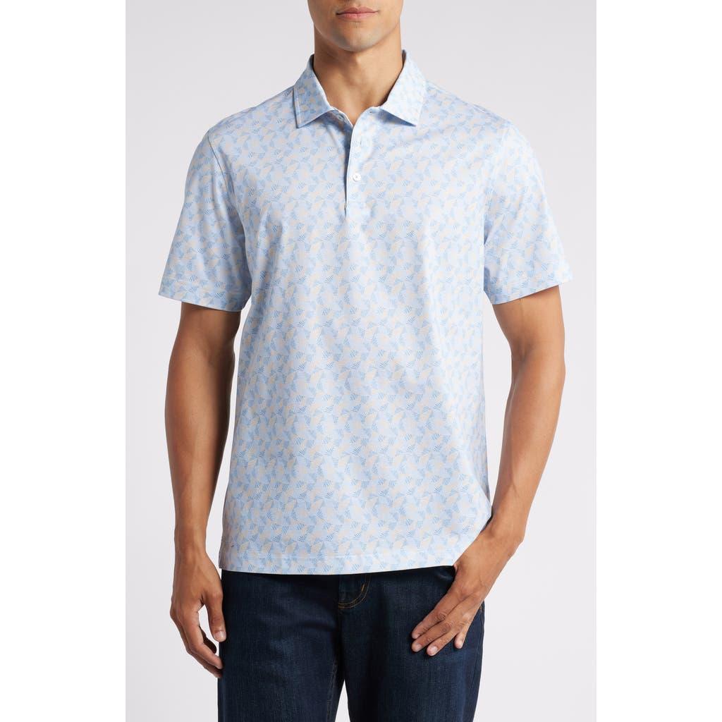BUGATCHI Victor Ooohcotton® Performance Polo In Air Blue Product Image