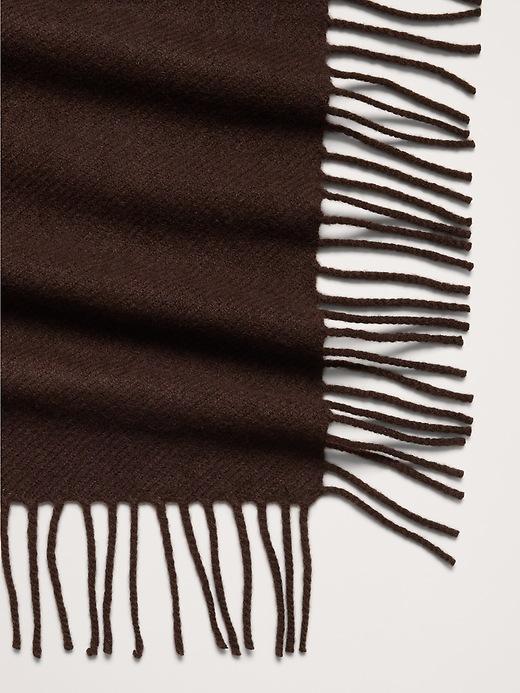 Fringed Wool Scarf Product Image