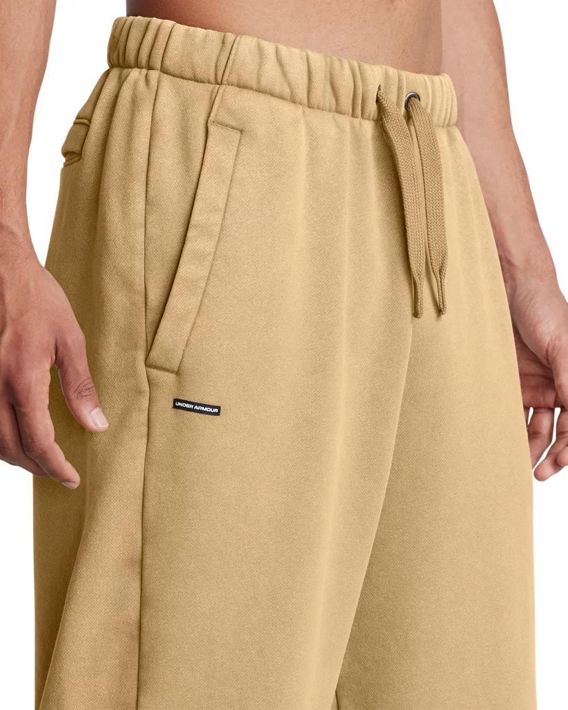 UA Icon Heavyweight Fleece Wash Mens Oversized Pants Product Image