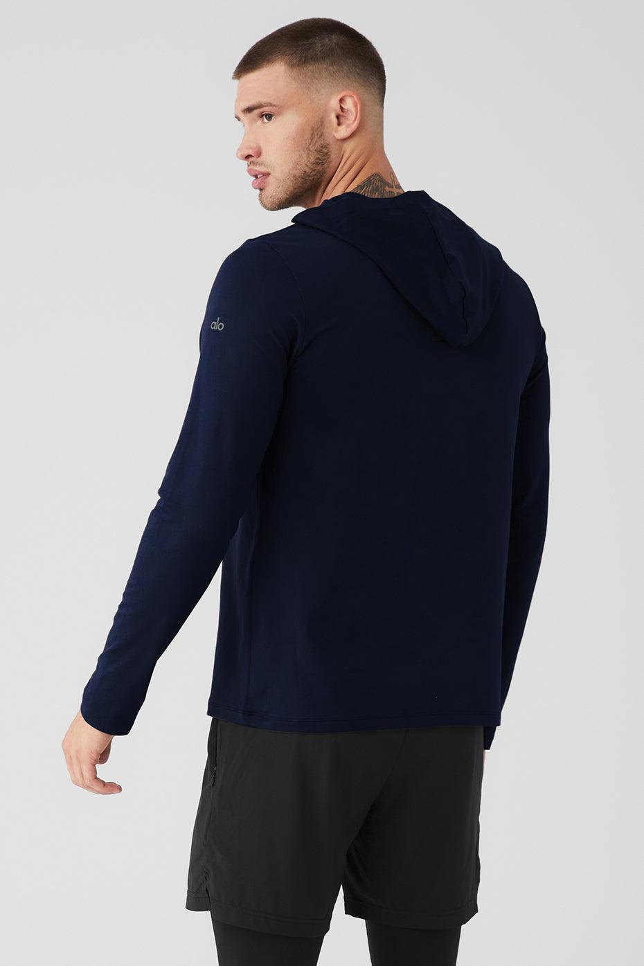 Conquer Reform Long Sleeve With Hood - Navy Product Image