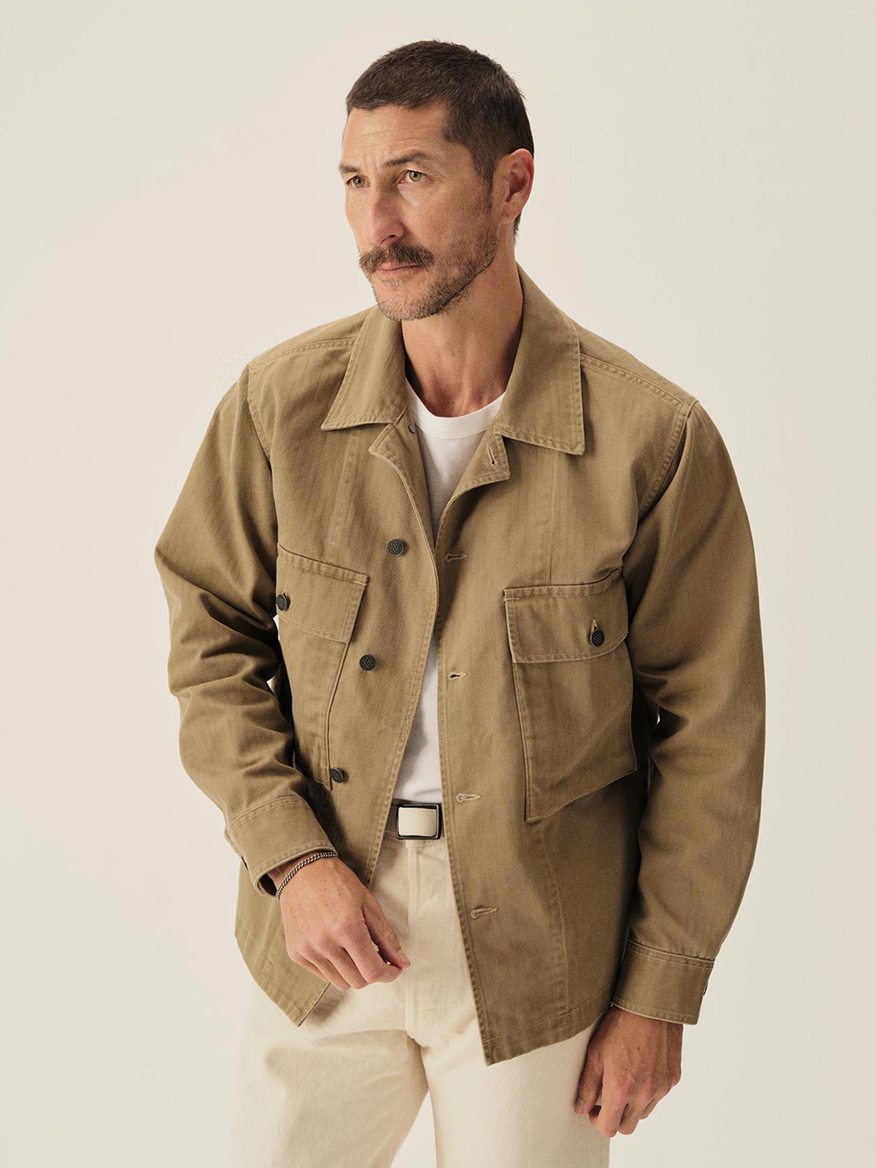 Marshland Omaha Flyweight HBT P-43 Fatigue Jacket Product Image