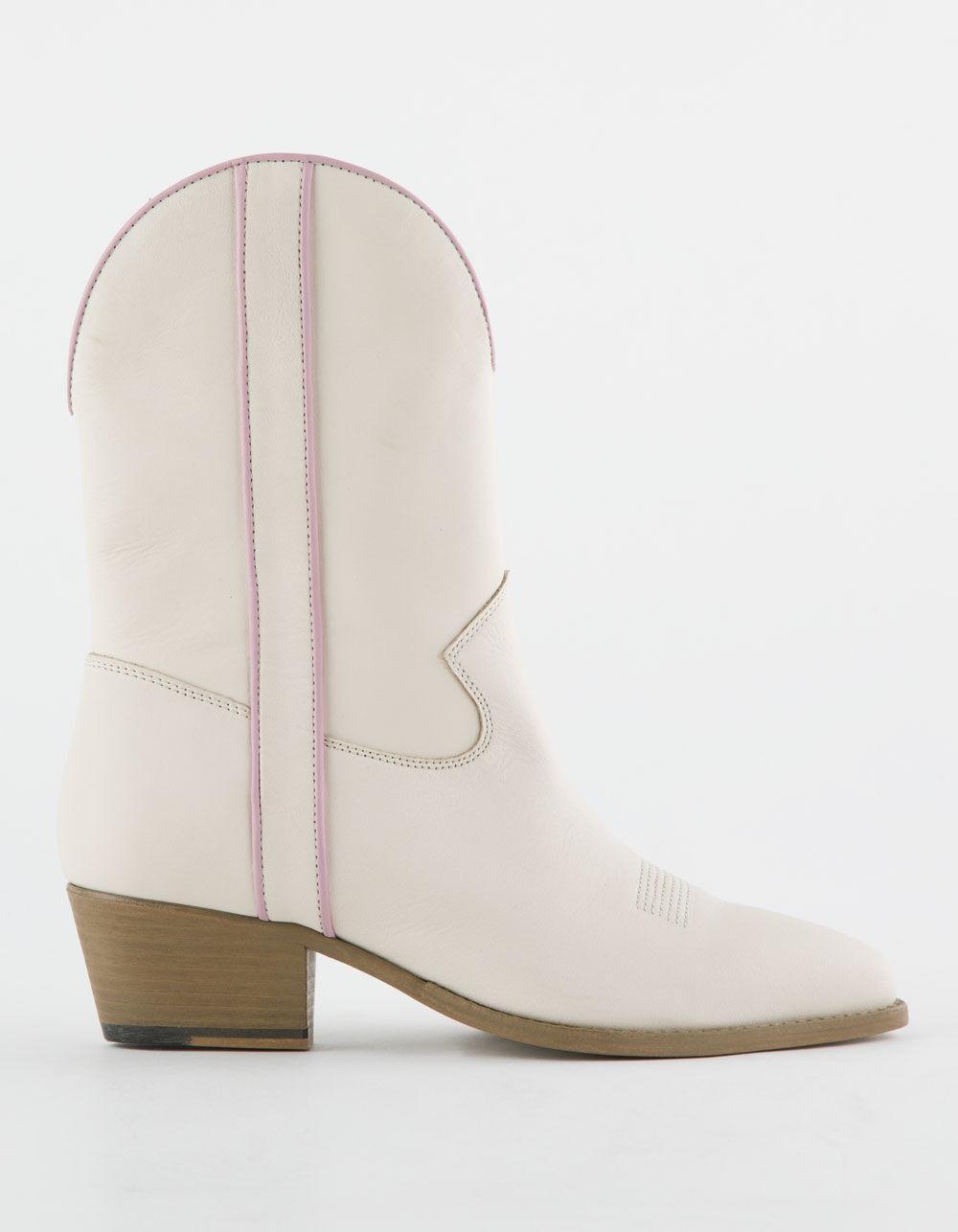 FREE PEOPLE Borderline Womens Western Boots - BURGUNDY Product Image