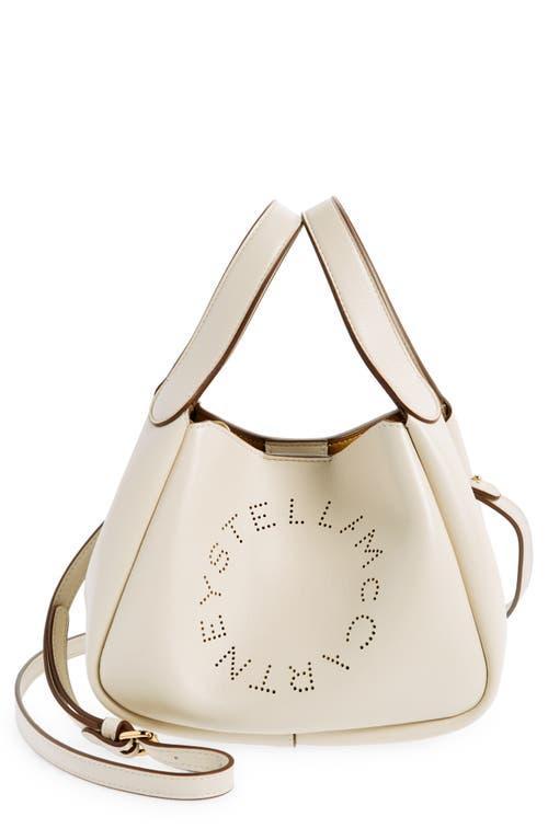 Womens Faux Leather Logo Shoulder Bag Product Image