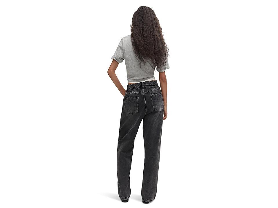 Mango wide leg mom jeans Product Image