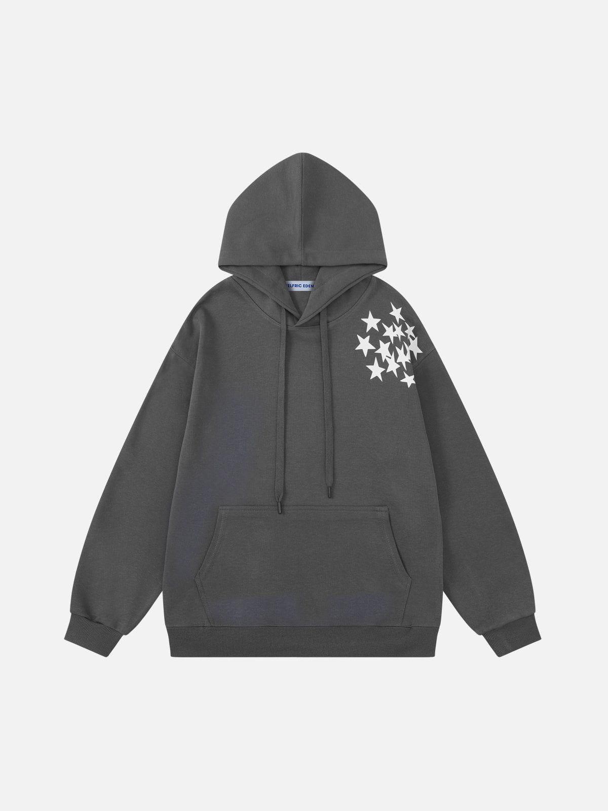 Aelfric Eden Multi Star Print Hoodie Product Image