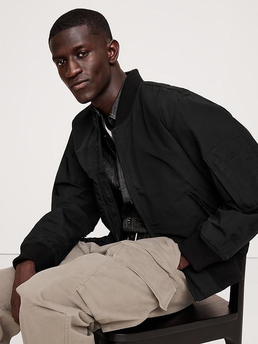 Water-Resistant Bomber Jacket Product Image