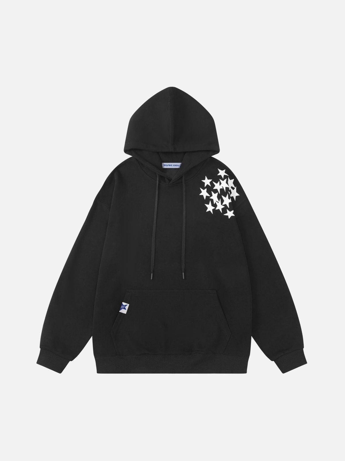 Aelfric Eden Multi Star Print Hoodie Product Image