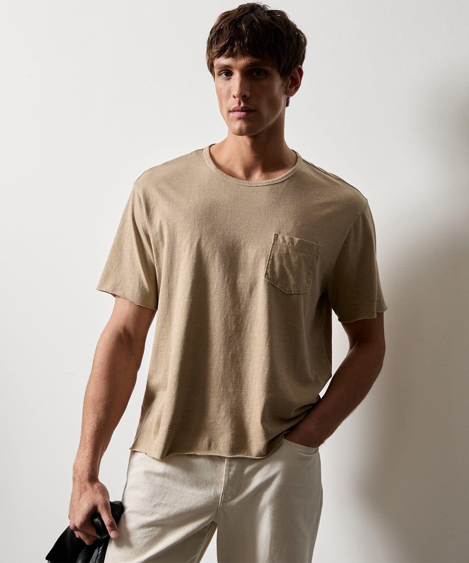 Hemp Beach Tee in in Clay Product Image