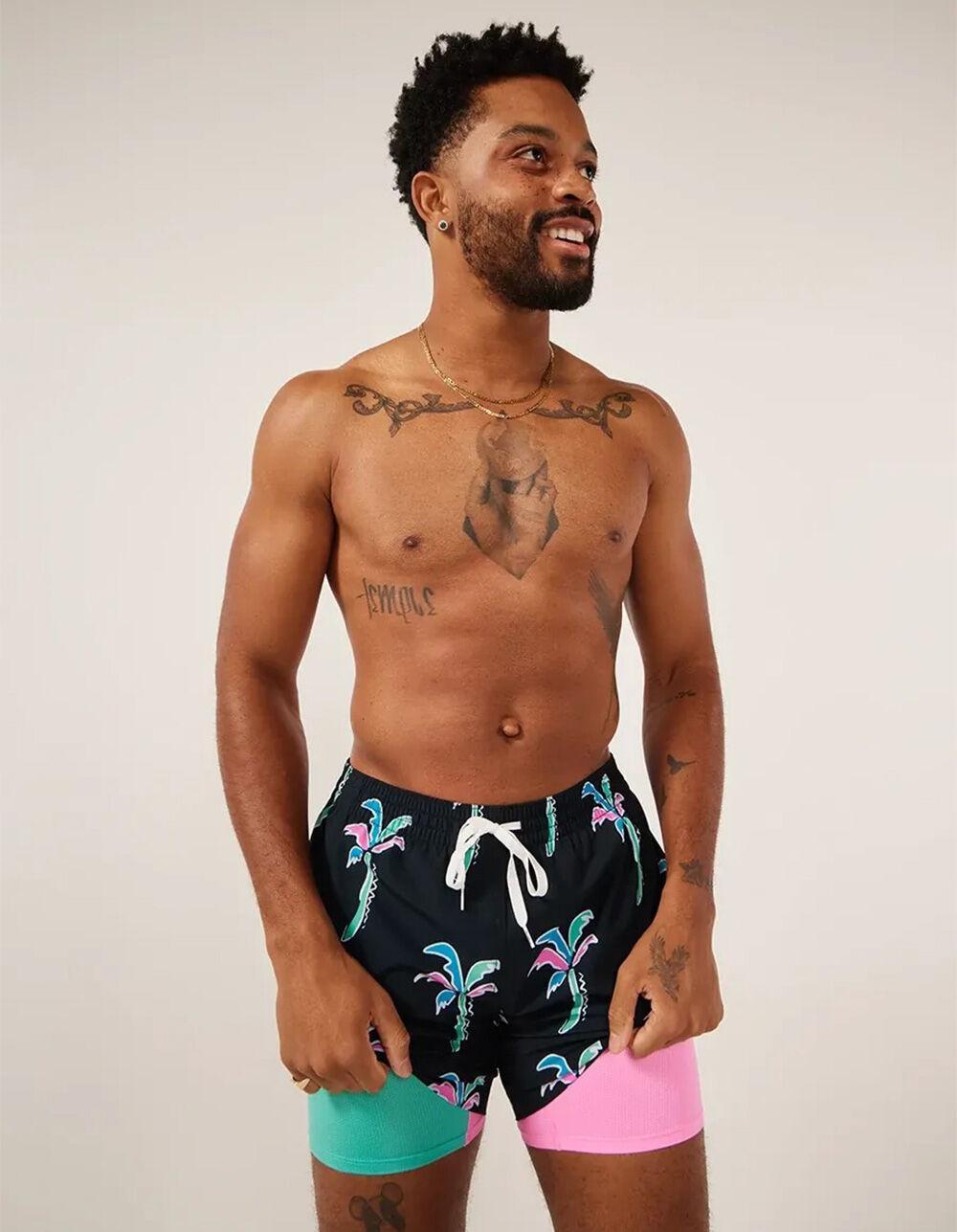 CHUBBIES Lined Classic Mens 5.5'' Swim Trunks - BLACK Product Image