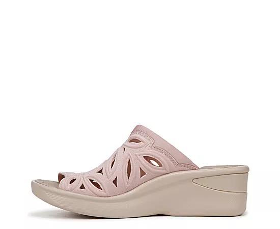 LifeStride Susie Wedge Slide Sandals, Women's, Size: 8, Blush Shimmer Product Image