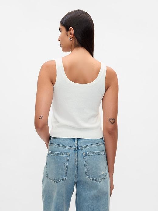 CashSoft Cropped Tank Top Product Image