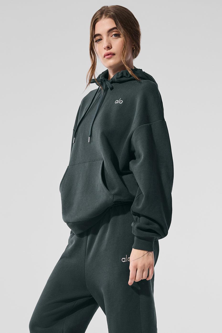 Accolade Hoodie - Charcoal Green Product Image