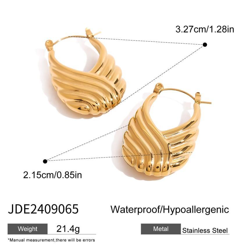 Stainless Steel Hoop Earring Product Image