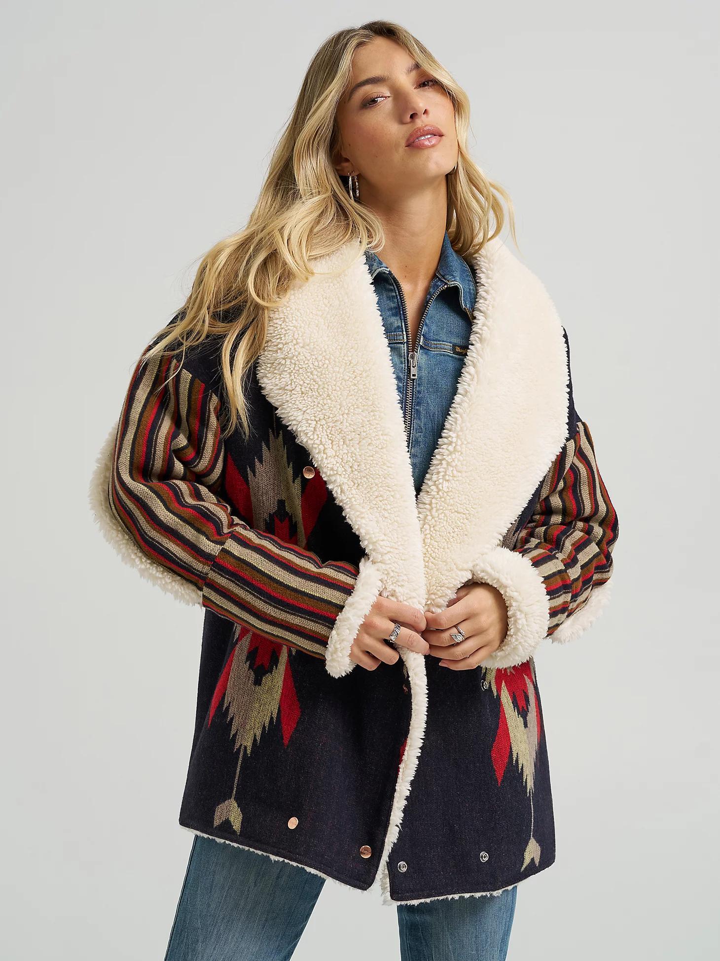 Wrangler x Lainey Wilson Jacquard Lainey Coat | Women's JACKETS & OUTERWEAR | Wrangler® Product Image