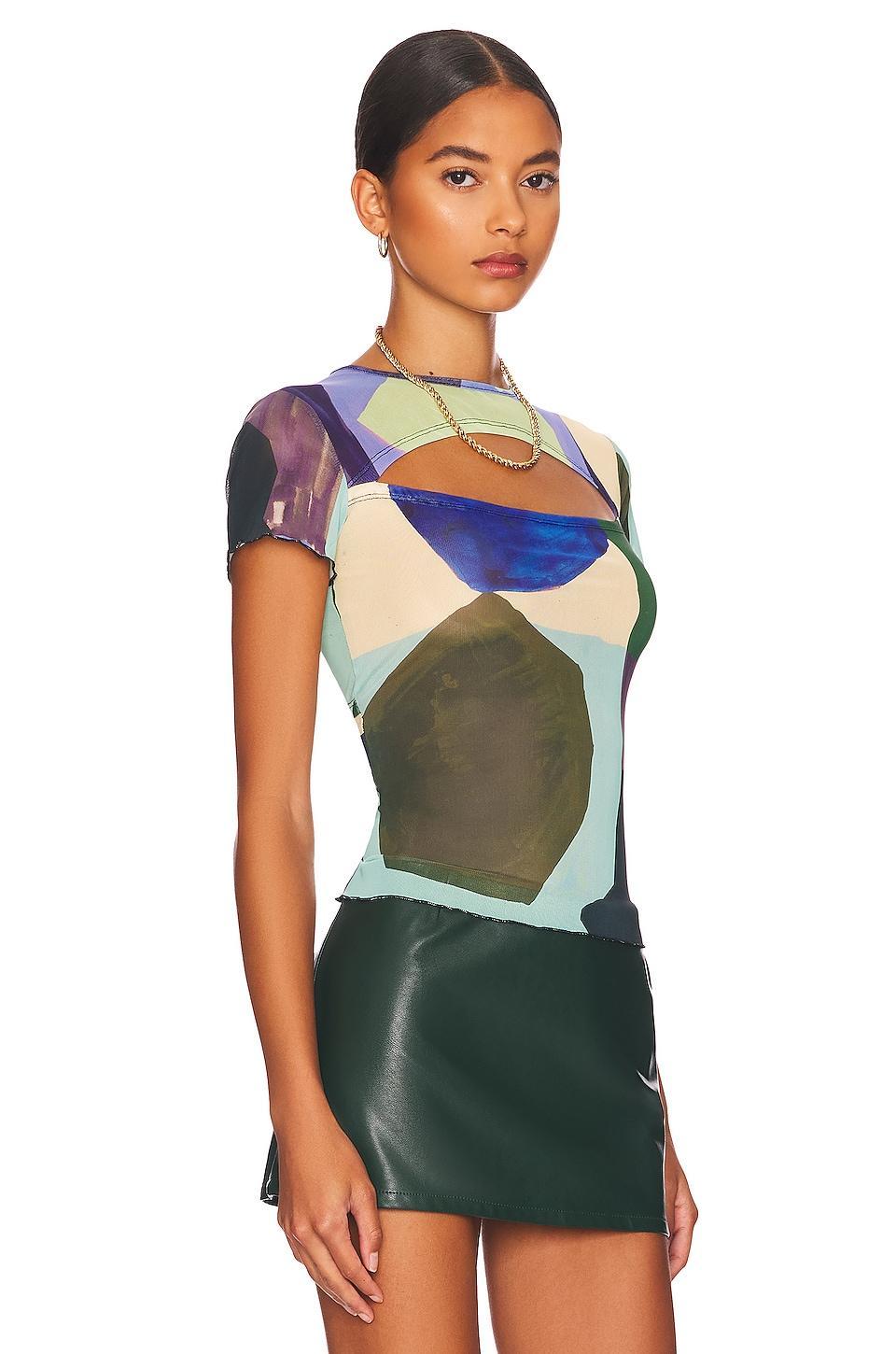 x Paloma Elsesser Lace Back Tee Miaou Product Image