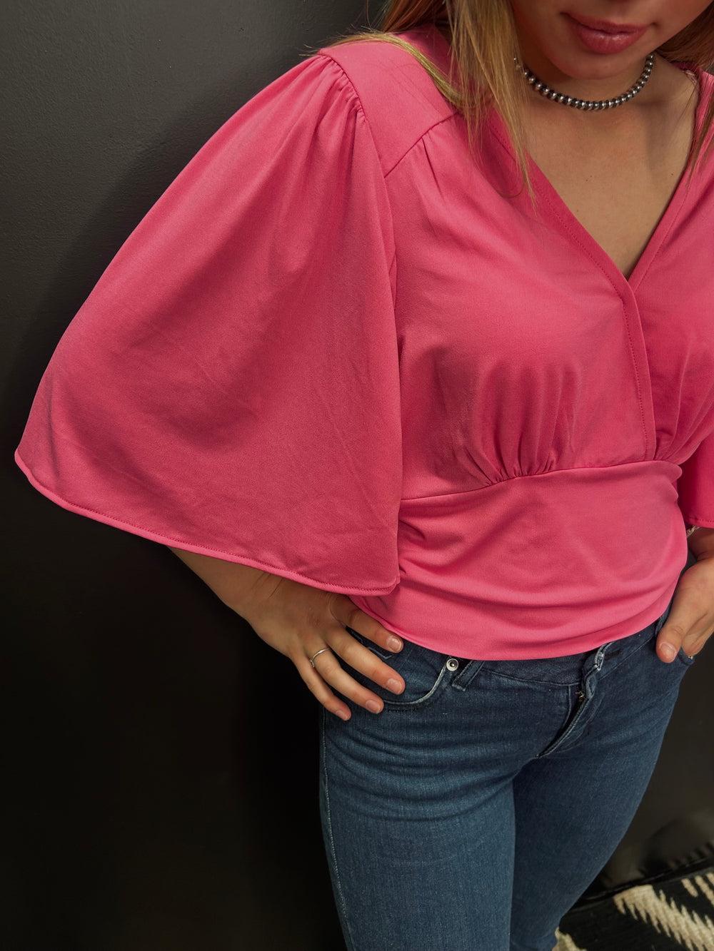 Pink Sassy Bell Top* Product Image