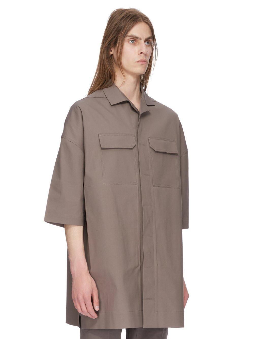 RICK OWENS Magnum Tommy Shirt In Dust Product Image