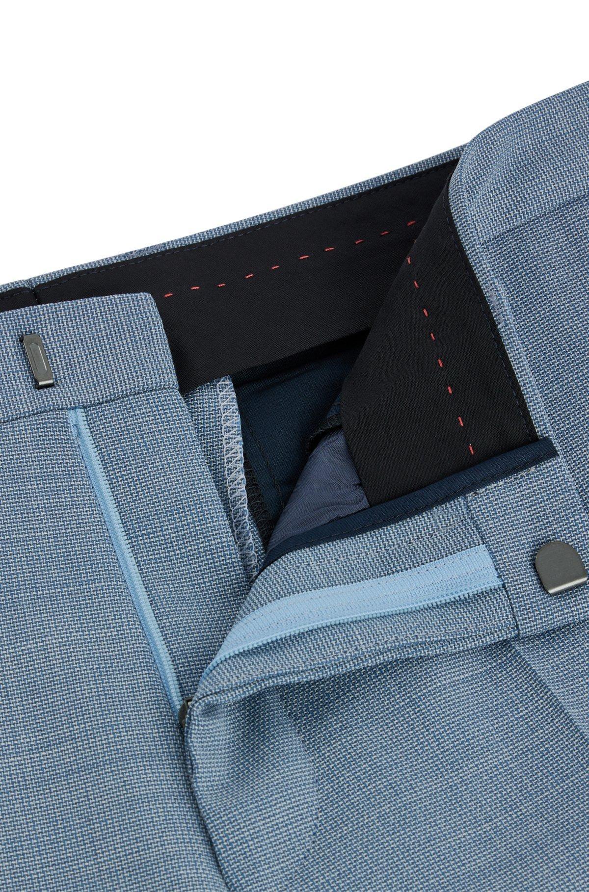 Extra-slim-fit trousers in patterned performance-stretch cloth Product Image
