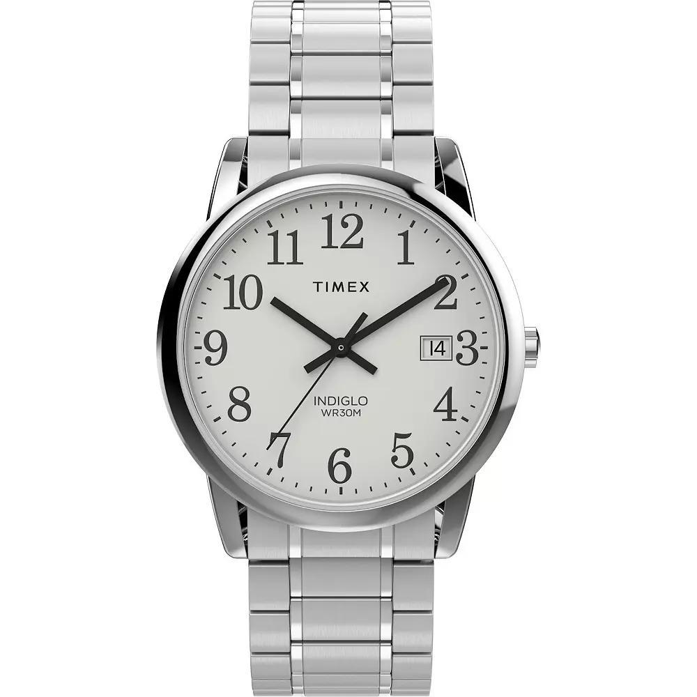 Timex® Men's Easy Reader® Expansion Band Watch - TW2W52900JT, Size: 35 mm, Silver Product Image