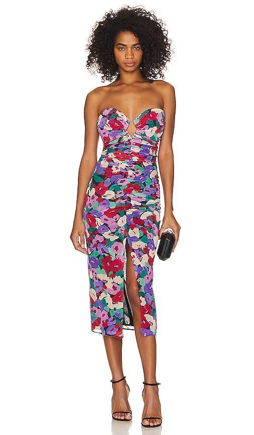 Sorin Diamond Cutout Midi Dress NICHOLAS Product Image