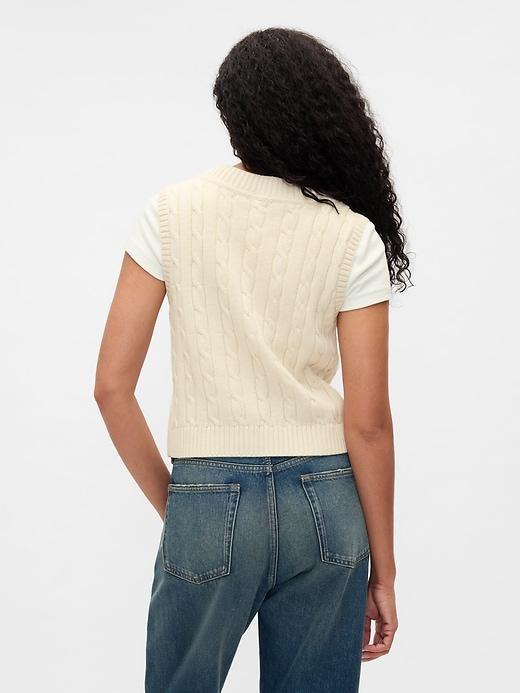 Oversized Sweater Vest Product Image
