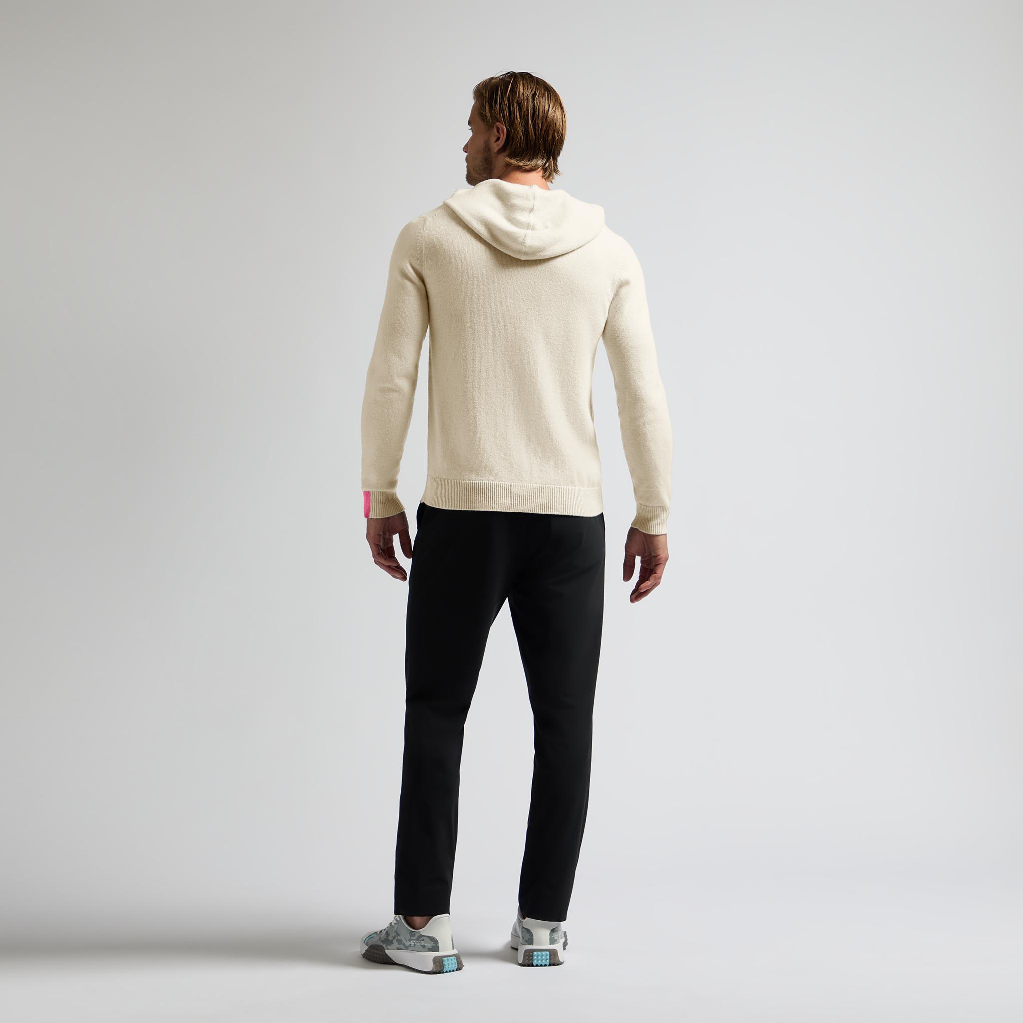 WASHABLE CASHMERE HOODED SWEATER Product Image