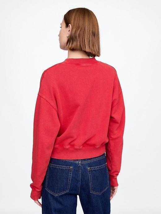 Heavyweight French Terry Cropped Sweatshirt Product Image