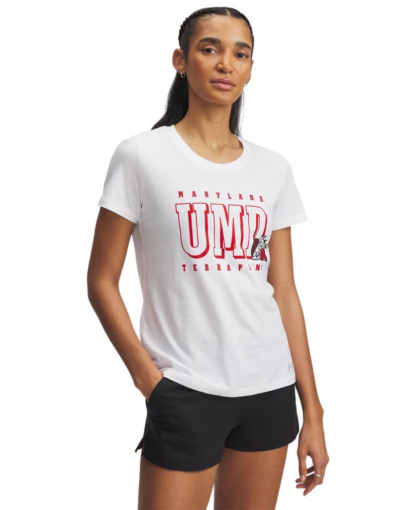 UA Performance Cotton Collegiate Womens T-Shirt Product Image