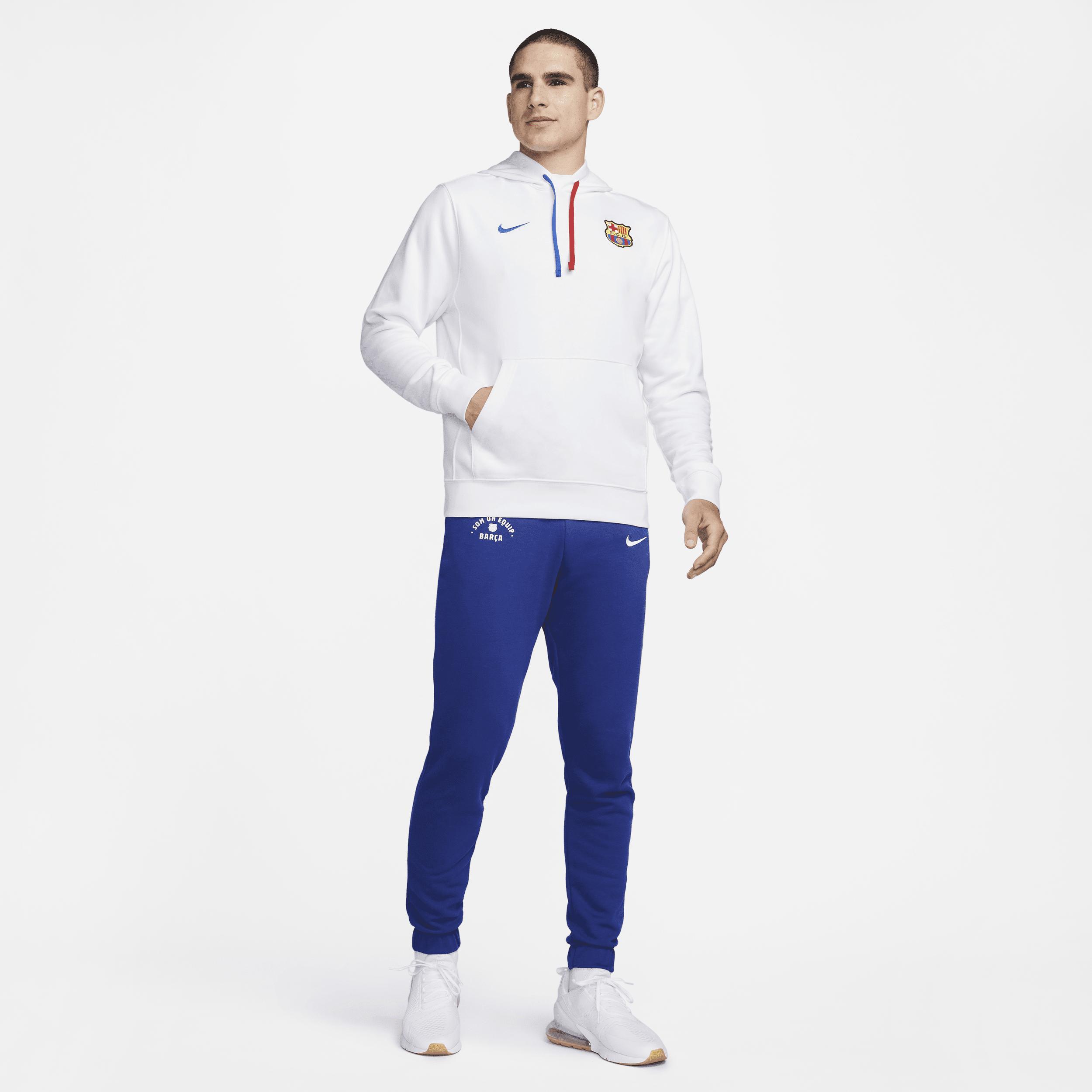 Men's Nike  Blue Barcelona Fleece Pants, Size: Large, Bar Blue Product Image