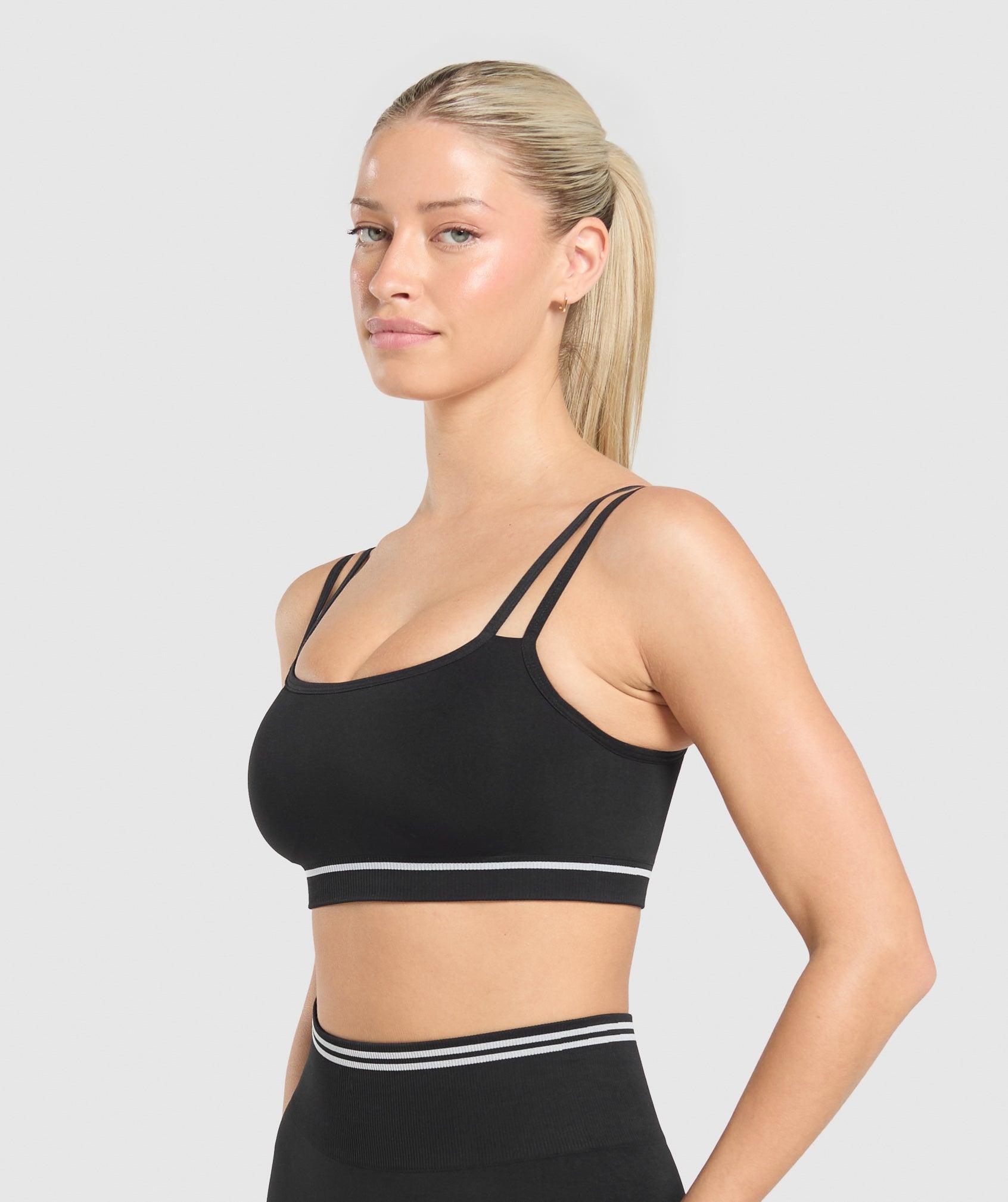 Contrast Seamless Sports Bra Product Image