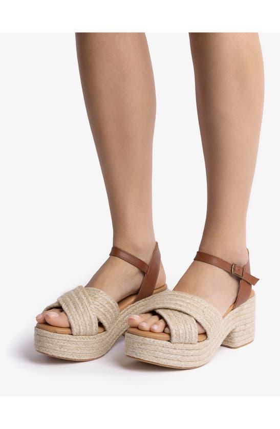 PENELOPE CHILVERS Bella Platform Sandal In Natural Product Image