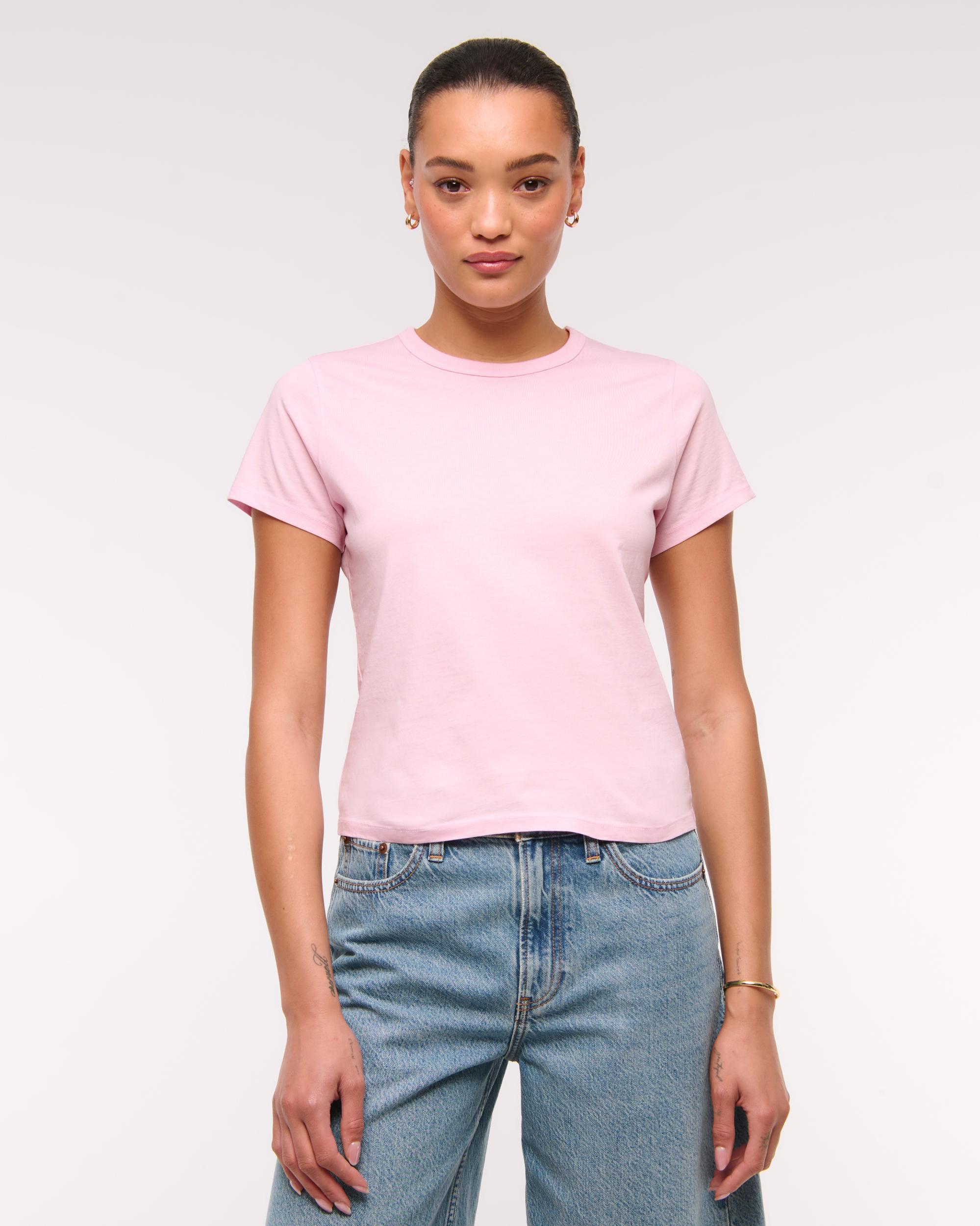 Essential Polished Body-Skimming Tee Product Image